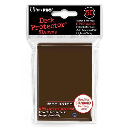 Ultra Pro Standard Size Brown Deck Protectors