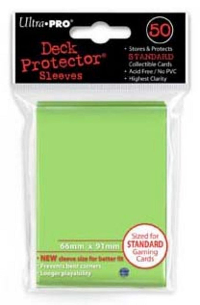 Ultra Pro Standard Size Light Green Deck Protector 50-Count Pack