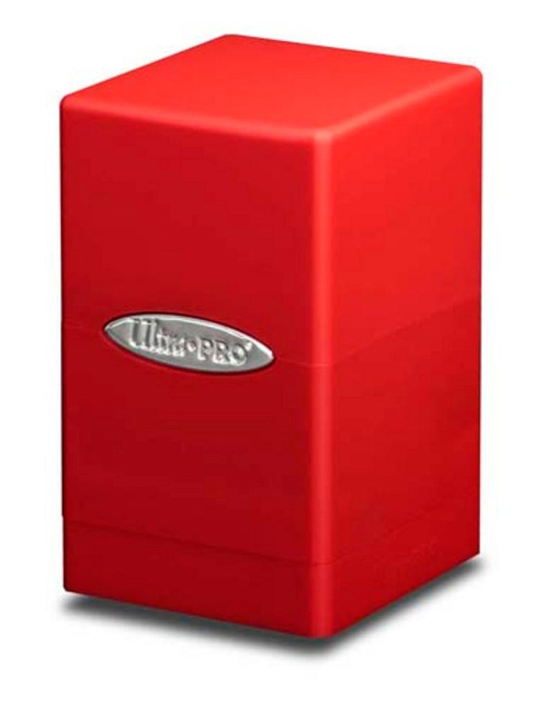 Ultra PRO Red Satin Tower Deck Boxes