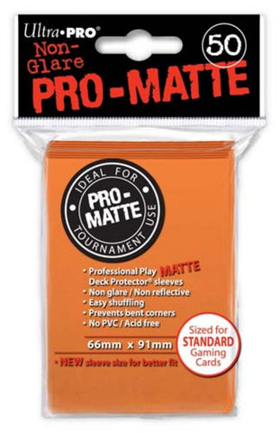 Ultra Pro Pro-Matte Orange Deck Protector