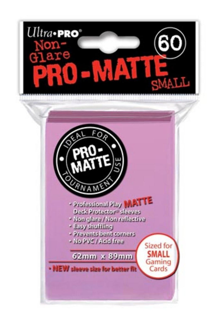 Ultra Pro Pro-Matte Pink Small Size Deck Protector 60-Count Pack