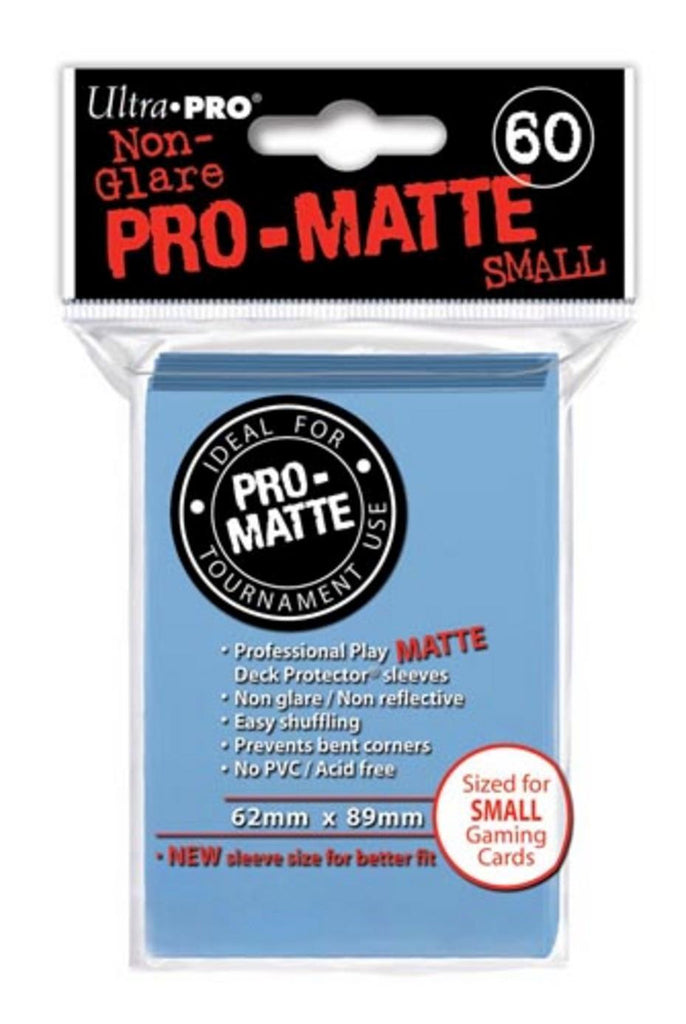 Ultra Pro Pro-Matte Light Blue Small Size Deck Protector 60-Count Pack