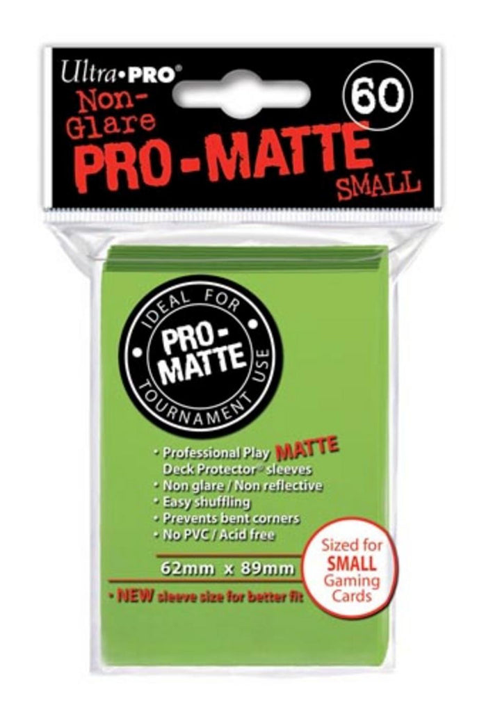 Ultra Pro Pro-Matte Lime Green Small Size Deck Protector 60-Count Pack