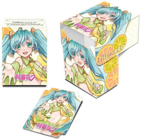 Ultra Pro Hatsune Miku Full-View Deck Box - Summertime