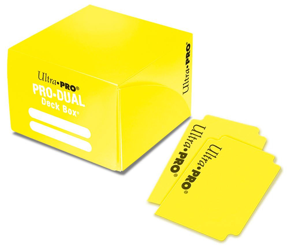 Ultra Pro PRO-Dual Standard Yellow Deck Box