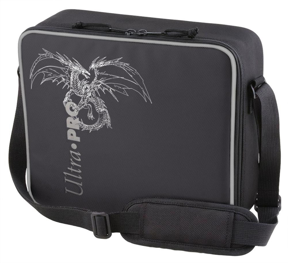 Ultra Pro Deluxe Gaming Case with Black Dragon and Silver Trim