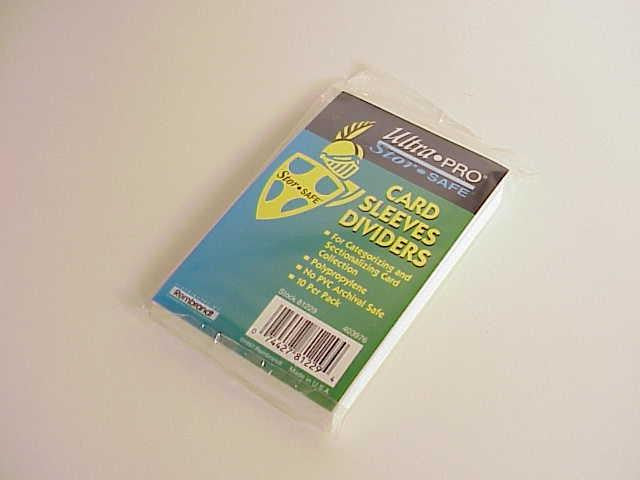 Ultra Pro Card Sleeves Dividers (10 Dividers)