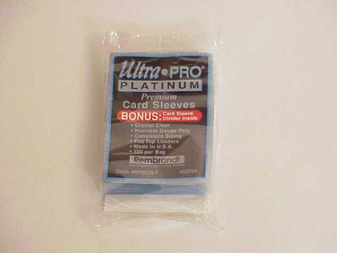 Ultra Pro Card Premium Card Sleeves Pack (100 Sleeves)