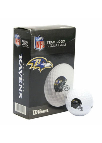 NFL Baltimore Ravens Golf Ball  Pack of 6
