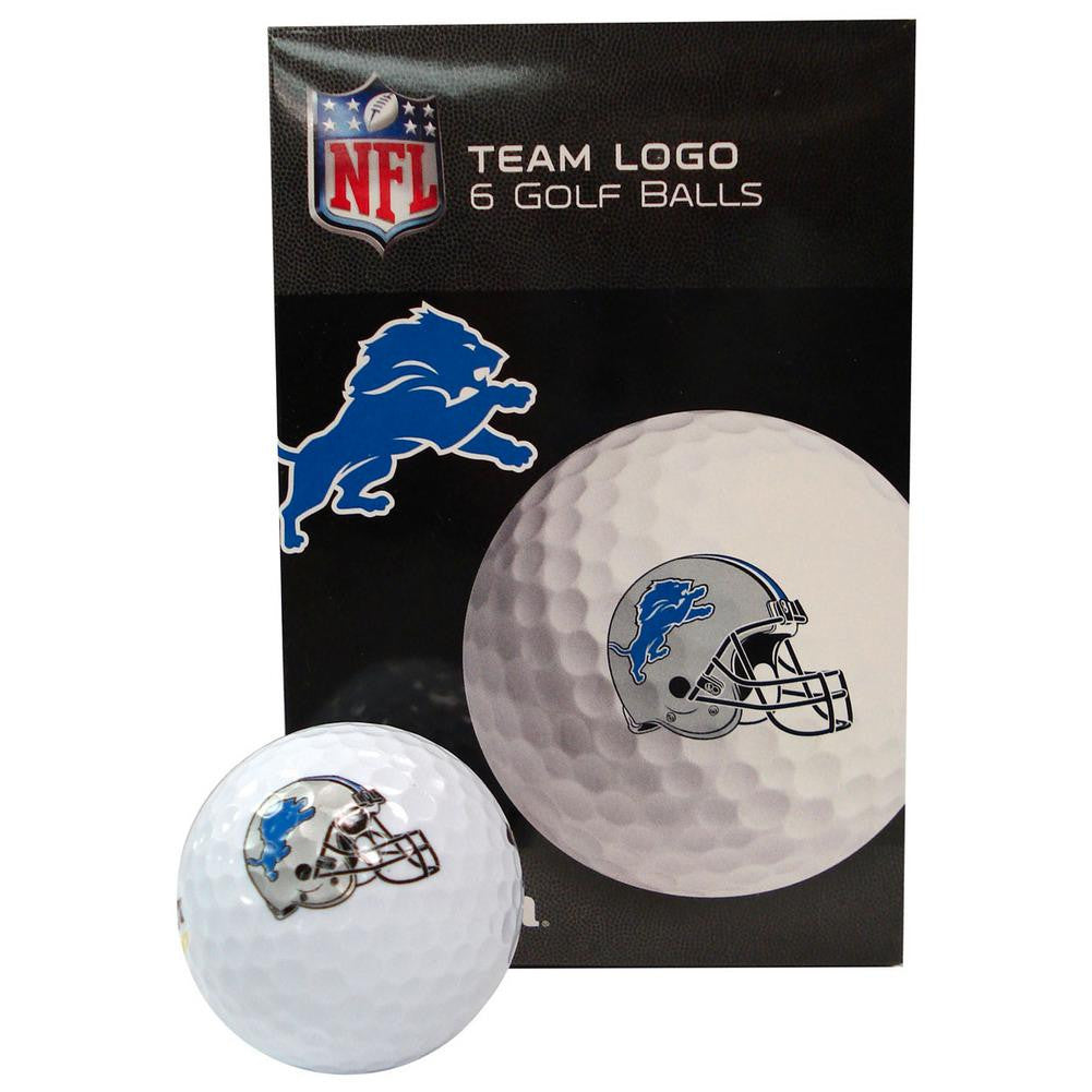 NFL Detroit Lions Golf Ball  Pack of 6
