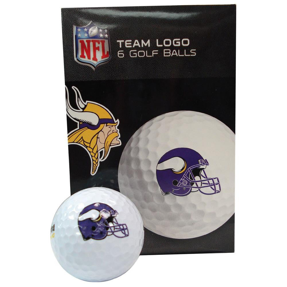 NFL Minnesota Vikings Golf Ball  Pack of 6