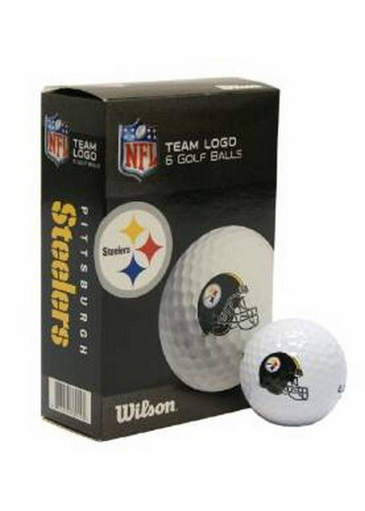 NFL Pittsburgh Steelers Golf Ball  Pack of 6