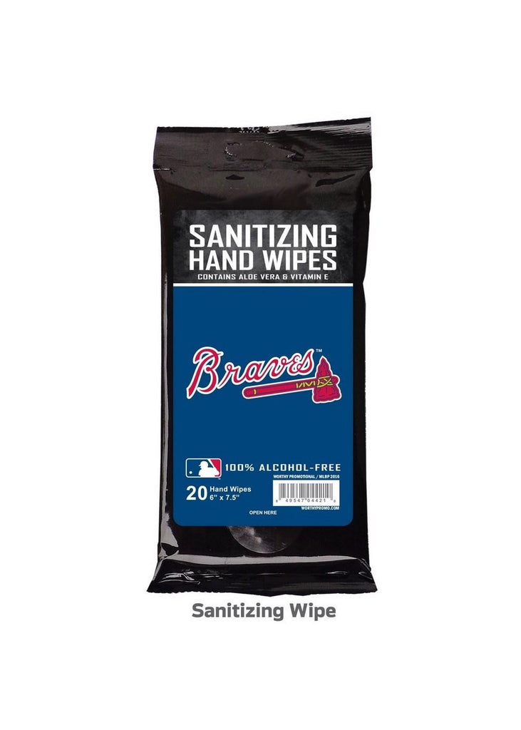 Atlanta Braves Sanitizer Wipes