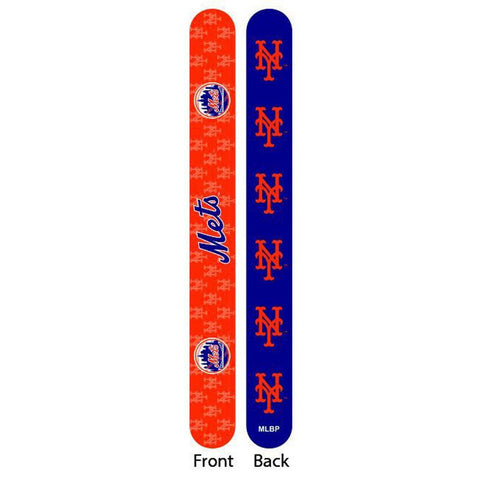 High quality team color, and logo, MLB Nail File.- New York Mets