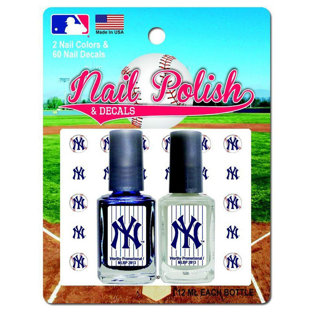 2 Pack Nail Polish MLB New York Yankees