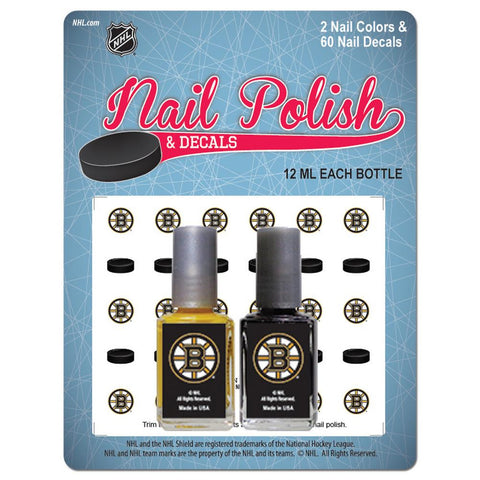2 Pack Nail Polish NHL Boston Bruins