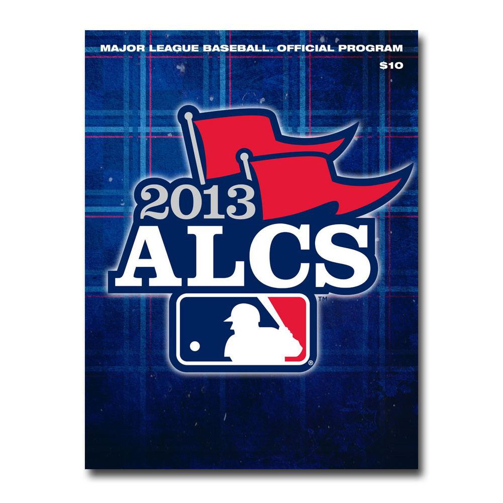 2013 Boston Red Sox ALCS Program